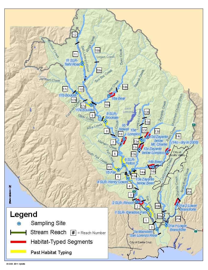 Figure A-2. San Lorenzo River Watershed.