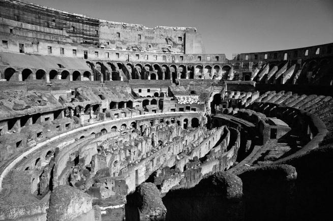 The Coliseum took more than ten years to build and covered nearly six acres of ground! It-was an ellipse that was over six hundred feet long and five hundred feet wide.