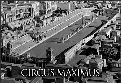 The Circus Maximus Race courses were popular with the Romans from very early times. All they needed for a good race was a long stretch of level ground.