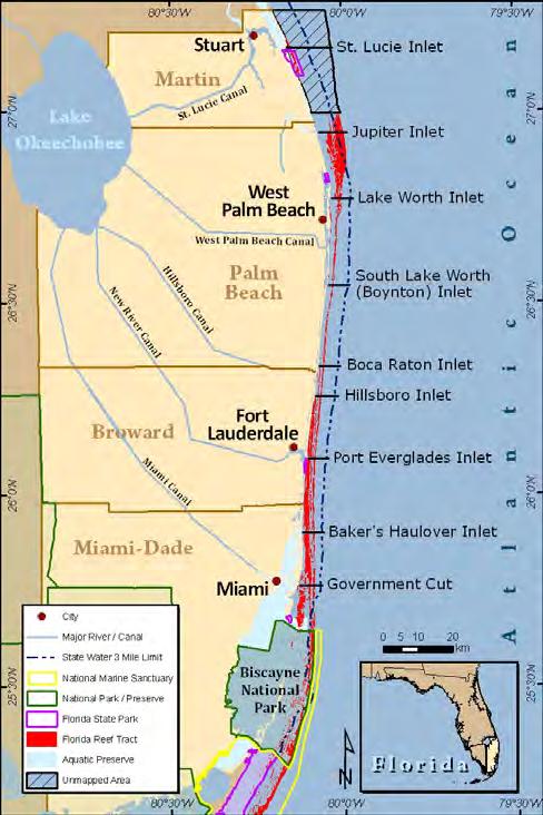 Southeast Florida Coral Reef Initiative Chapter 1 Broward County, and $878 million in sales in Miami-Dade County (Johns et al. 2001).