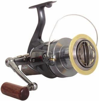 REELS > Skirtless spool with centrifugal line guard > Infinite anti-reverse > Ultra tough dura-aluminum drive gear > Stainless steel main shaft > Precision worm shaft levelwind > Twistbuster >