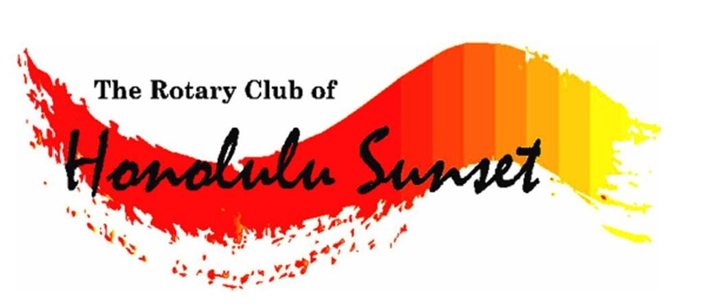 The Rotary Club of Honolulu Sunset Invites You to the 2014 Awards & Installation Banquet