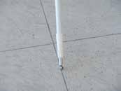 The specifical tip provides maximum compaction while ensuring that the depth remains uniform relative to the surface of the tile. Telescoping pole.