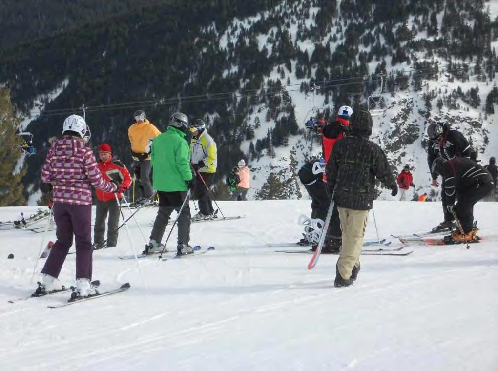 equipped. Backcountry skiing in the mountains is mostly enjoyed by foreigners.