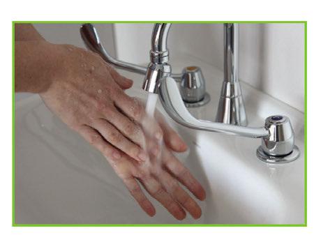 gloves into a waste container Perform hand hygiene using ABHR or soap and water