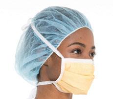 ICONS 46727 FLUIDSHIELD* Level 3 N95 Particulate Filter Respirator Eaches/Box = 35 and Surgical Mask, Pouch-Style with Headbands, Boxes/Case = 6 Regular Size, Orange Eaches/Case = 210 46827