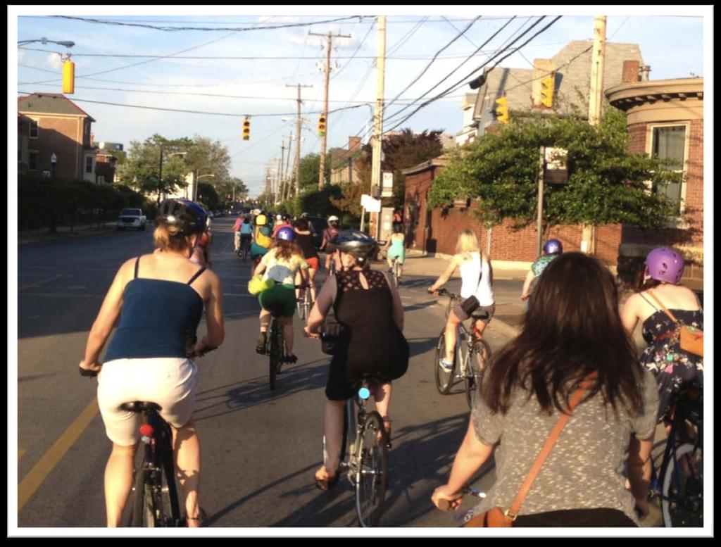 Heels and 2 Wheels Non-intimidating, social ride Celebrated wearing everyday