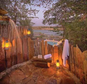 VILLAS Tented safari and luxury can go hand in hand Azura Selous has just 12