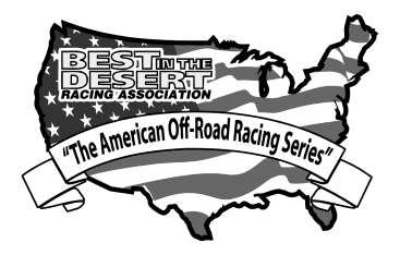 THE AMERICAN OFF-ROAD RACING SERIES MOTORCYCLE / QUAD RULE BOOK Best In The Desert Racing Association rules and/or regulations set forth herein are designed to establish minimum acceptable