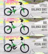 Learning to balance first will give your child a smooth, effortless transition to pedalling.