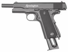To Load the Air Pistol: The 1911RAC 0.177 (4.5mm) caliber air pistol was designed to work with only projectile of high quality copper or zinc coated steel BB ( round-shot ).