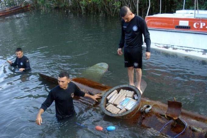 OCT. 22, 2013 ECUADOR Drug submarine captured in Ecuador desitned for Costa Rica. SEPT.