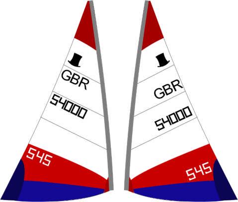 3 m 2 sails they should be placed in the panel beneath the Top Hat logo. On 4.2 m 2 they should be placed in the panel beneath the sail numbers The height of the letters should be 230mm.
