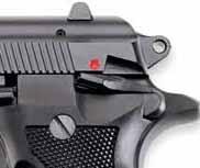 This slender pistol is easily concealed and carrys comfortably all day long.
