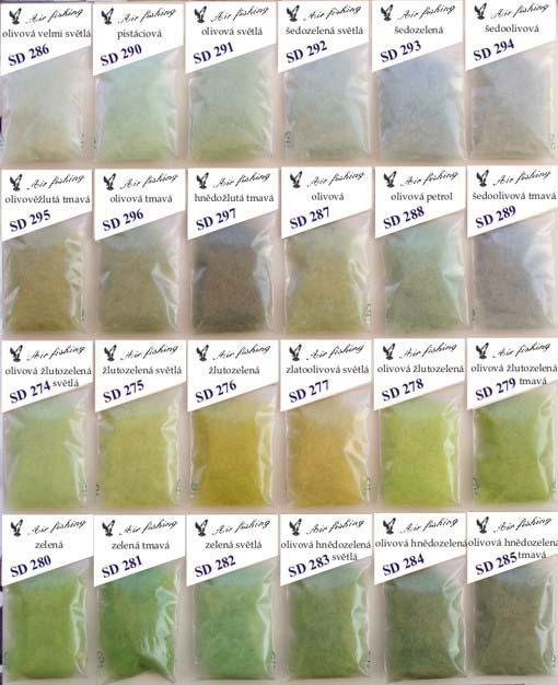 Synthetic special dubbing (Airfishing) Page 3/7 Widely Light Olive Light Pistachio Light Olive Light Gray Green Gray Green Gray Olive Dark Yellow Olive Dark Olive Deep Olive Medium Olive Petroleum