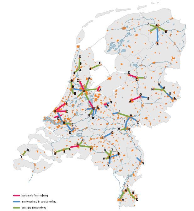 Cycle Highways in the Netherlands