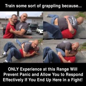 6 And the only way to to desensitise yourself to this range is to do some grappling.