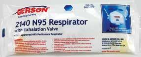 Valve Cupped, 10/box, 10 boxes/cs 082140C Individual. Wrapped, 10/box, 10 boxes/cs 082140W N95 Particulate Respirator Cupped, 20/box, 10 boxes/cs 082130C Individual.