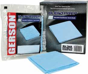 Synthetic Anti-Static Tack Cloths TEK PREP TACK CLOTHS Continuous Filament Knit Substrate Finished edge and knit construction will not generate lint from rubbing or shed fibers in use. Dry Tack.