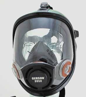 Full Face Cartridge Respirators FULL FACE CARTRIDGE RESPIRATORS One Size Fits All. Comfortable elastomeric material or silicone rubber. Wraparound lens for excellent field of vision.