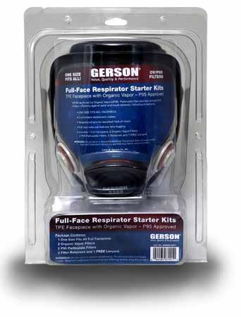 DESCRIPTION PART # Full Face Respirator with G01-OV, P95 Full Face Respirator with G73-OV/AG/P100 Full Face Respirator with G78-MG/P100 Full Face Respirator with GX70-P100 PACKAGING: 1/blister,