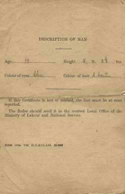 address, where he was examined, age (19), colour of eyes