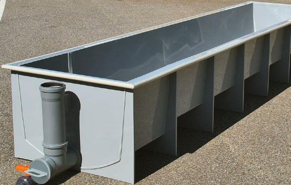 Individual sections of the trough are separated by a screen made of stainless steel. VVPLC61030018 VVPLC61030004 VVPLC61030018.05 VVPLC61030004.05 VVPLC61030018.06 VVPLC61030004.
