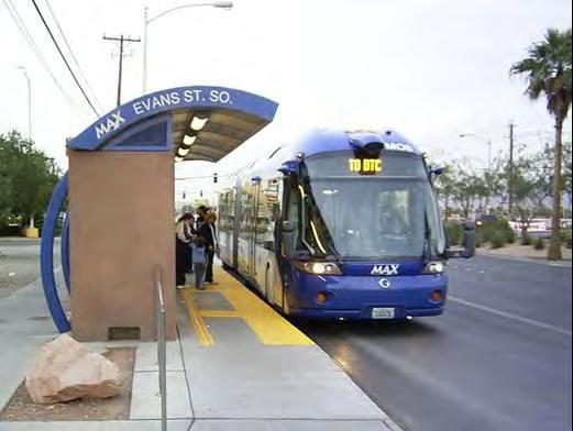 Current Las Vegas Boulevard North MAX BRT Service Components/Operation The following information provides detailed analysis of current Las Vegas Boulevard North MAX BRT service.
