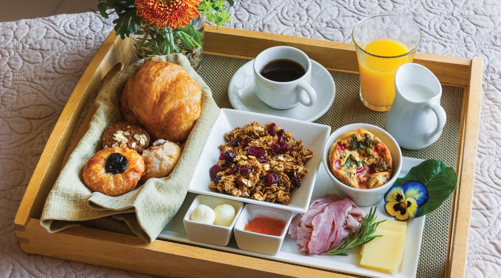 DINING Our signature Be Replenished Breakfast is always included for each meeting attendee.