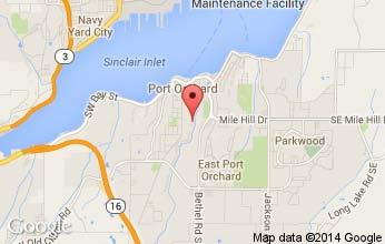 facilities. is with: Yacht Club GPS: 47 32' 25" N 122 38' 45" W Location: Sinclair Inlet - South side - across from Bremerton Navy Base.