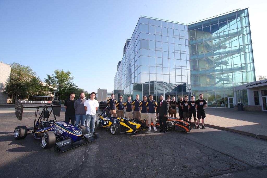 Formula SAE Toledo Formula SAE About the Cars Starting directly after the competition at MIS, students begin an analysis of the years performance from collected data, FMEA diagrams, judges opinions,