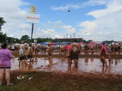 Mud Volleyball has become an annual tradition in Athens and would not have been possible
