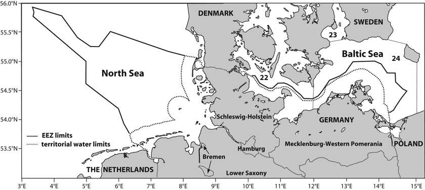 1770 H V. Strehlow et al. flats, where shore angling concentrates on the Frisian Islands and harbors.