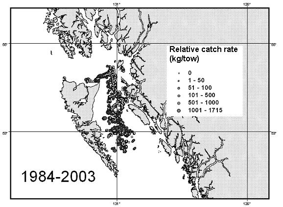 Multispecies trawl surveys Hecate Strait trawl survey (1984-2003) The Hecate Strait trawl survey is a systematic stratified survey typically carried out on an annual or biannual basis.