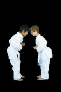 Courtesy The first of the Taekwon-Do principles is courtesy. In the Dojang this means... Simply being polite. You can show courtesy by... Bowing as you enter the Dojang.