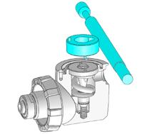 Pin guide assembly 8 4764 Valve