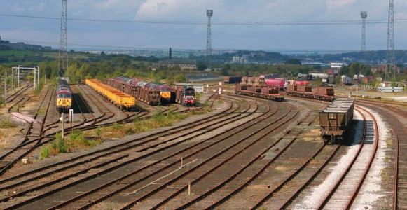 There are hundreds of sidings on the railway network, as well as depots and yards.