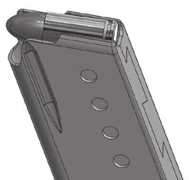 Ensure the magazine is the proper type and caliber for the pistol. 2.