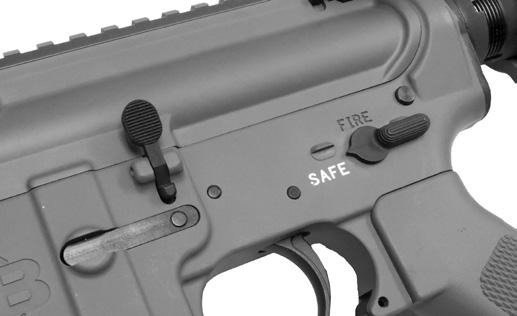 FUNCTION CHECK SAFE Note: Remove the magazine and make sure your rifle is unloaded and there is no ammunition in the chamber. Point the rifle in a safe direction.