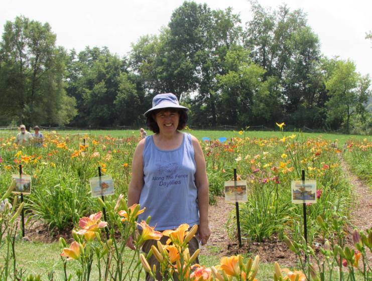 Each item was mated to a daylily that matched its name and each daylily bed had a theme. Lots of thought has gone into the arrangements laid out in this daylily farm.