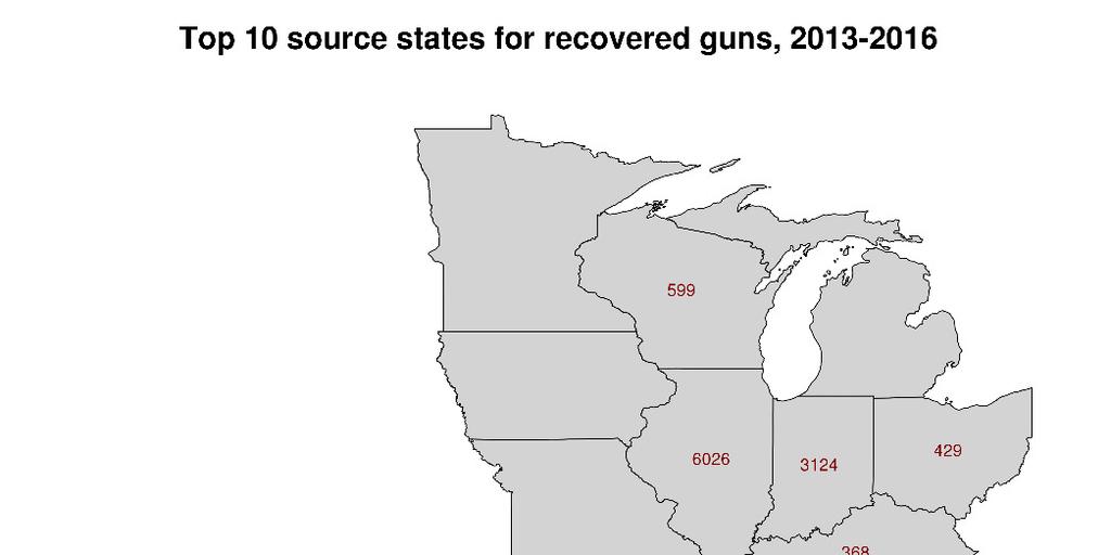 APPENDIX E: TOP TEN SOURCE DEALERS OF CRIME GUNS RECOVERED: 2013-2016 AND YEAR BY
