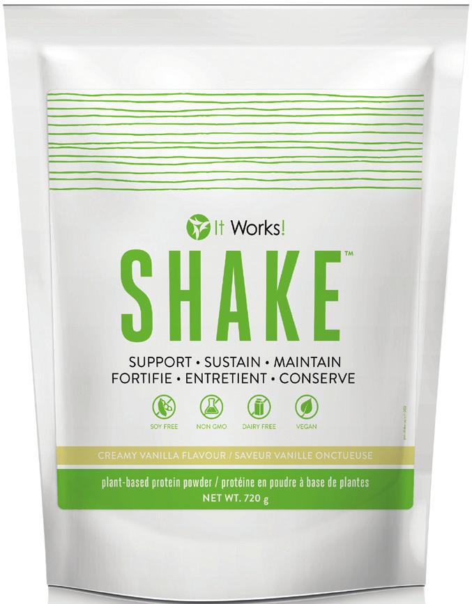 Meet your goals when you energise your workouts, build lean muscle mass, and support your healthy metabolism! That s the power of plant-based protein in It Works! Shake! The plant-based It Works!
