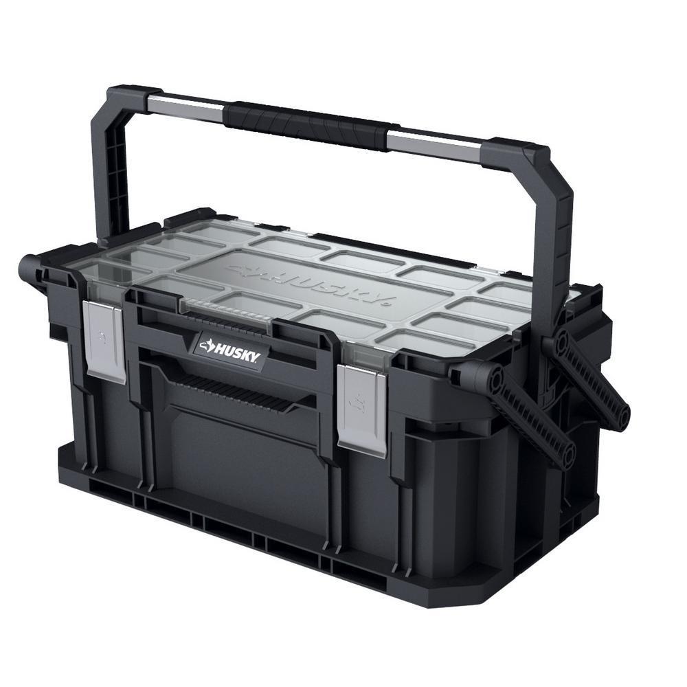 CARRYING YOUR PARTS TO TOURNAMENTS THE CURRENT GOLD STANDARD BOX Husky 22 Connect Cantilever Toolbox - $30 Why