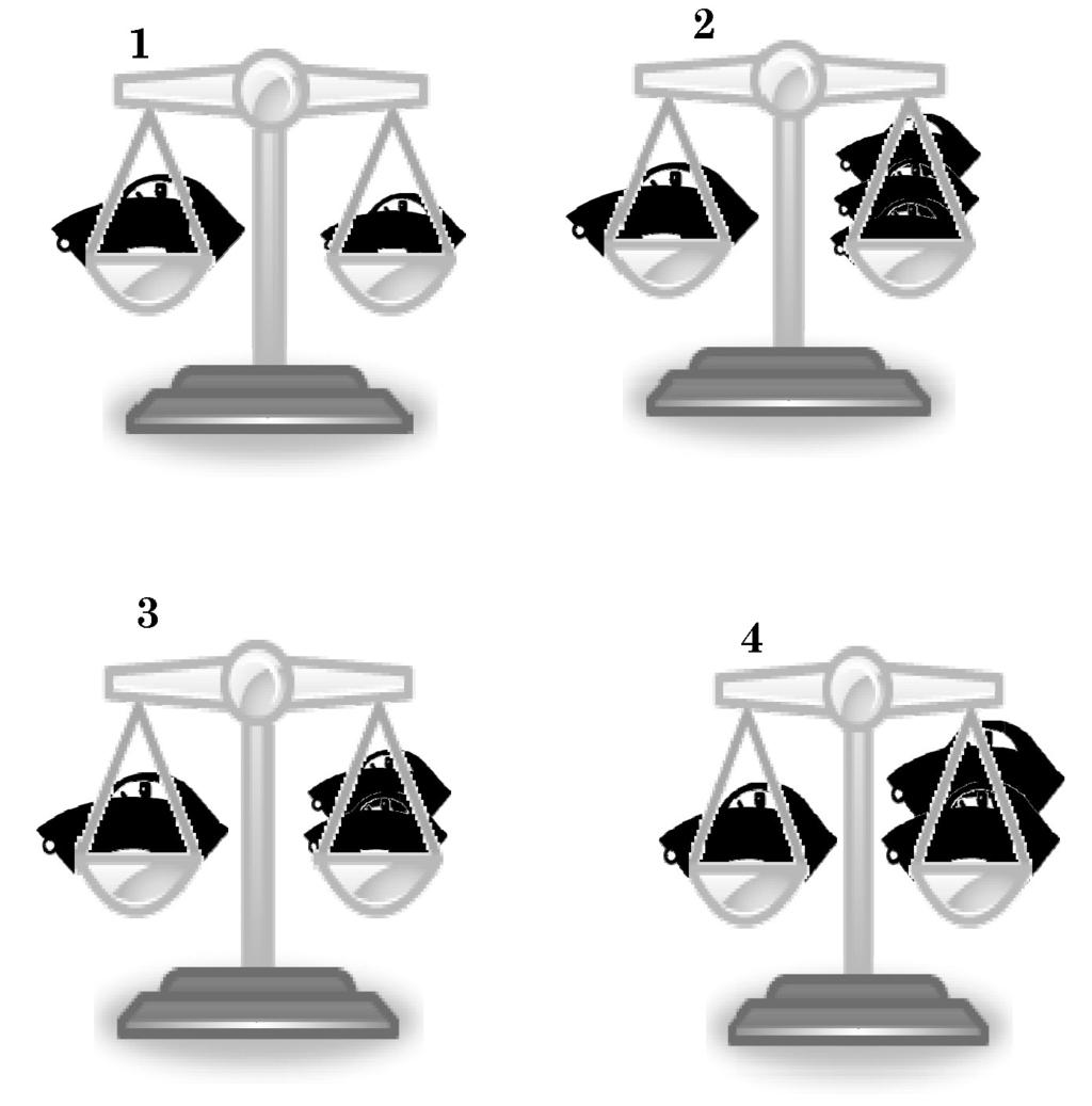 Lesson 4: Setting the Stage Transparency Master #2 One of these balance scales is