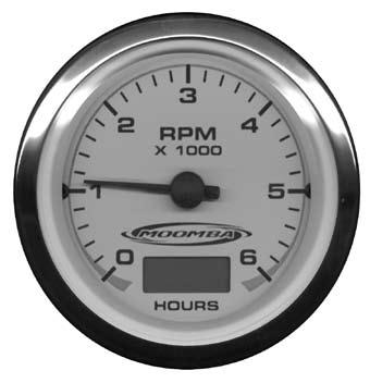Speedometer The tachometer registers the operating speed of the motor s shaft output and may be used as an alternative to speedometer if weight and water conditions permit.