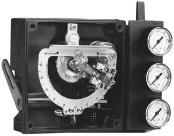 The combustion unit generally is more economical but may not be as flexible as separate units. Figure 2-11. The standard pneumatic positioner for spring-and-diaphragm actuators is Fisher 3582.