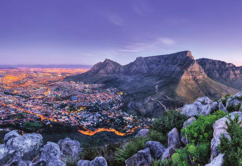 com 1 2 3 CAPE TOWN 3 x Nights 3 x Nights 6 x Nights FANCOURT CAPE TOWN AND FANCOURT Spend 3 nights in the spectacular Mother City of Cape Town.