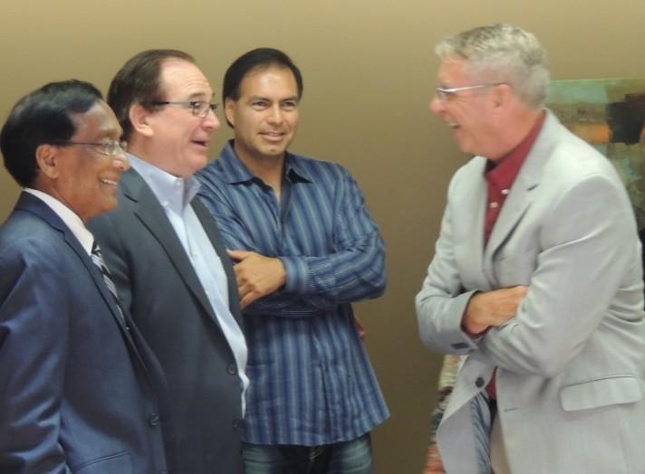 Bob Huff, ACE consultant Mark Mendoza and ACE CEO Rick Richmond. We re multilingual!