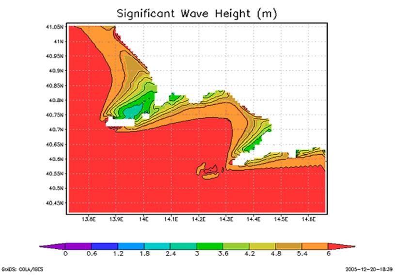 134 Coastal Processes In order to obtain comparative results of the obtainable wave power for the Campanian coastlines with a sufficient spatial density, the 3 rd generation wave model Wave Watch III