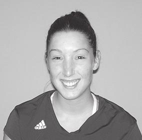 Sophomore Year (2004): Named First Team All-Little East Conference...played in 126 games in 33 matches...had 325 kills (2.58/game), a.308 hitting percentage and 164 blocks (1.30/ game).